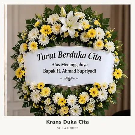Krans Bunga Duka Rungkut